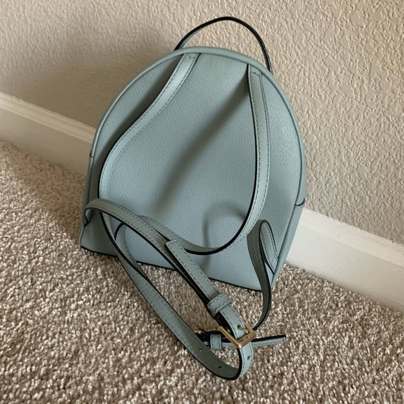 Mini Light Blue Kate Spade Backpack - Picture 2 of 5